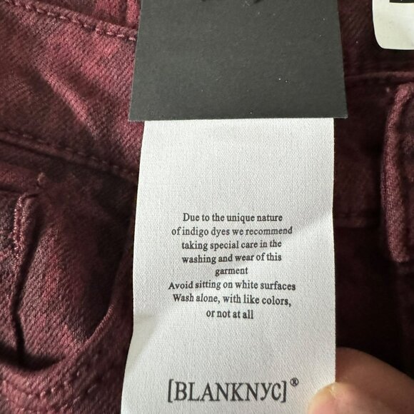 🟣🟣 Blank NYC Womens Reade Crop Skinny Dark Wash Jeans Size 24 - Picture 11 of 13